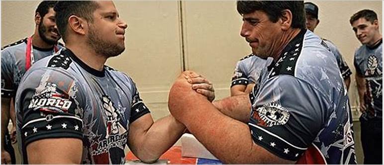 Arm wrestling world record